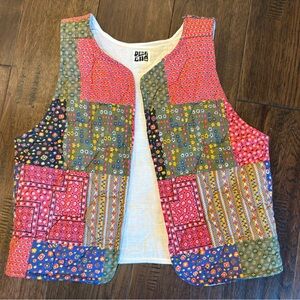 Handmade Cotton Patchwork Pattern Vest